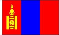 Mongolia Table Flags